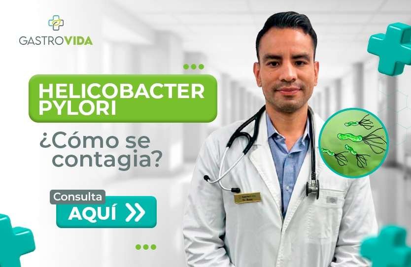 Helicobacter pylori como se contagia